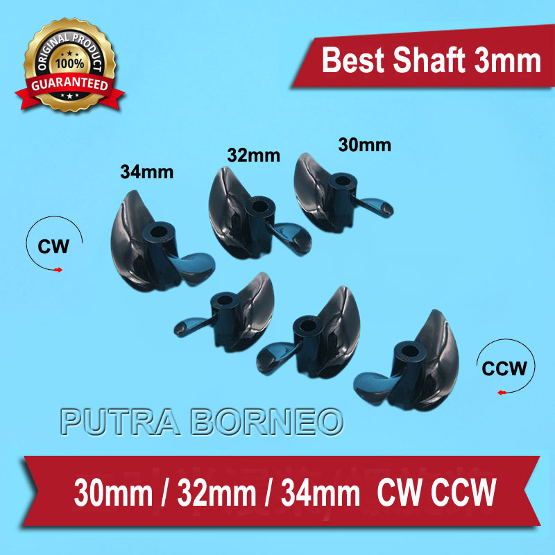 Propeller Rc Speed Boat Feilun 2blade Nylon 30-32-34mm / Propeller Rc Boat