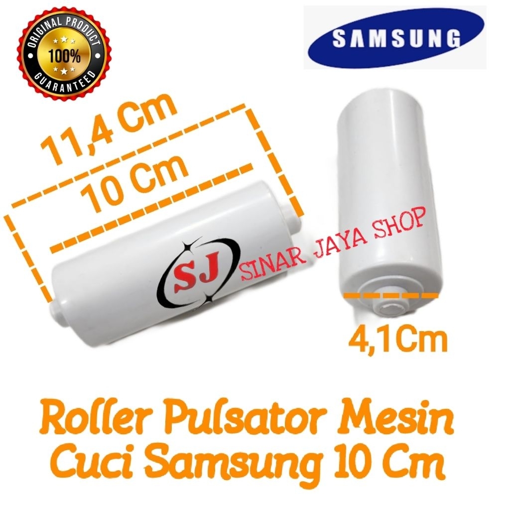 Roller Pulley Dryer Mesin Cuci Samsung 10cm / Roller  Pulsator Mesin Cuci Samsung