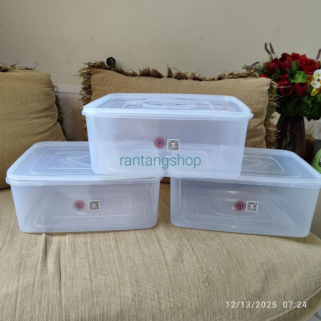 KOTAK DONAT WADAH DONAT 12000ML  TOPLES TEBAL DONAT ROTI WADAH MAKANAN PLASTIK  TEBAL BESAR