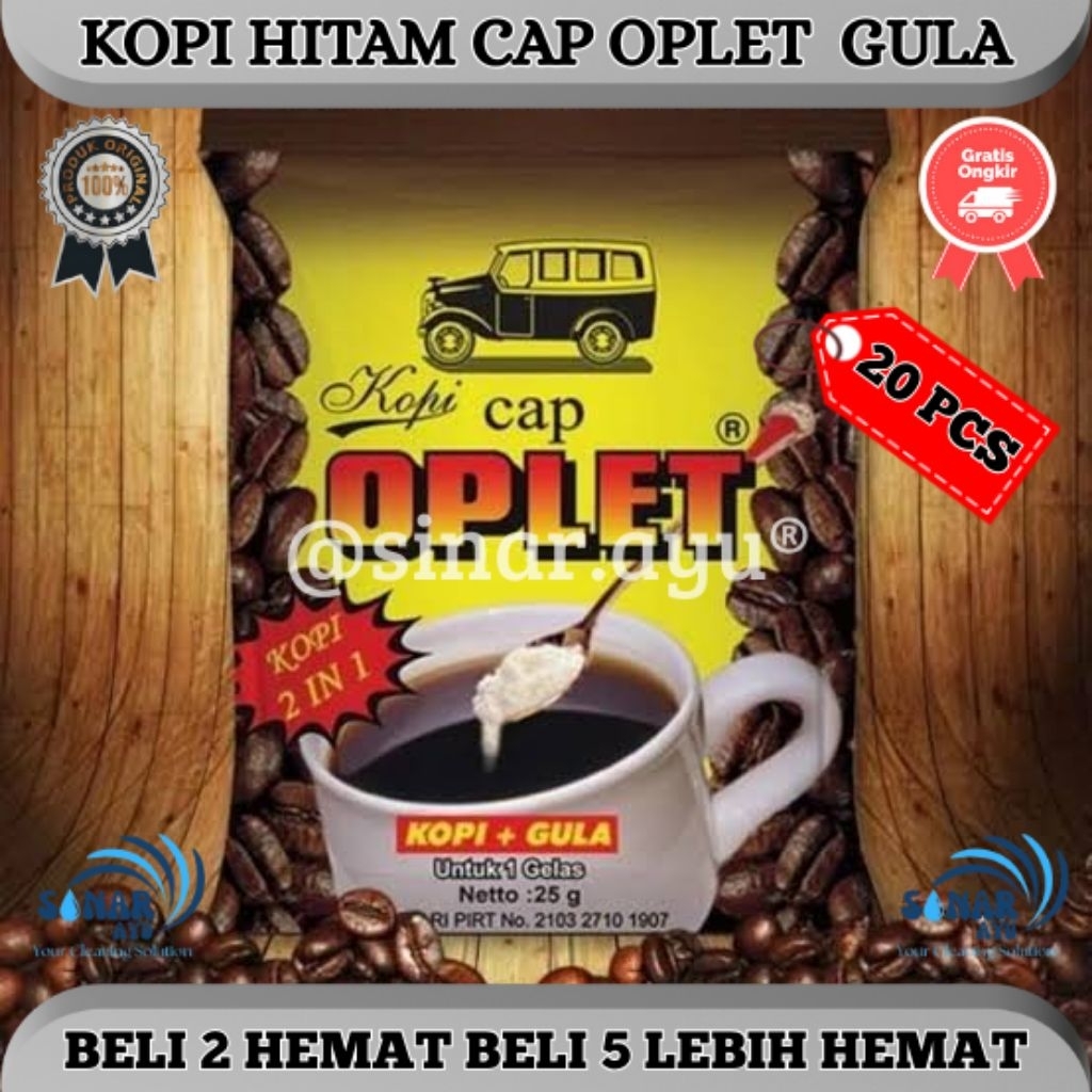 KOPI OPLET KOPI HITAM OPLET 25G (KHAS BOGOR)
