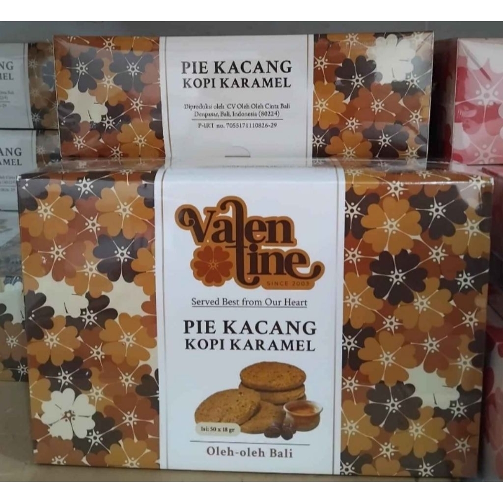 Valentine pie kacang & butter cookies