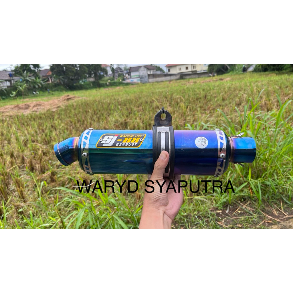 silincer sj88 oval blue violet