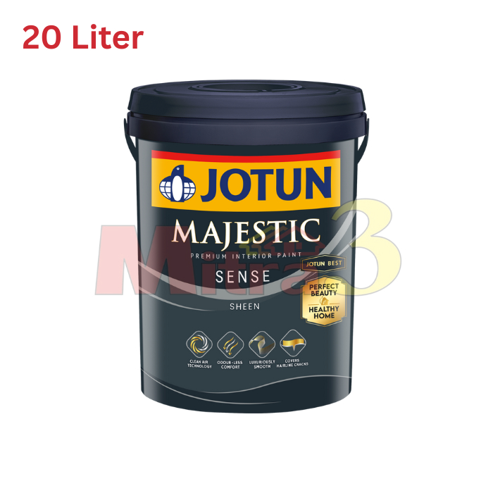 [Mixing] Cat Tembok Jotun Majestic Sense Sheen 20L 2040 Light Granite / Cat Dinding Interior Dalam R
