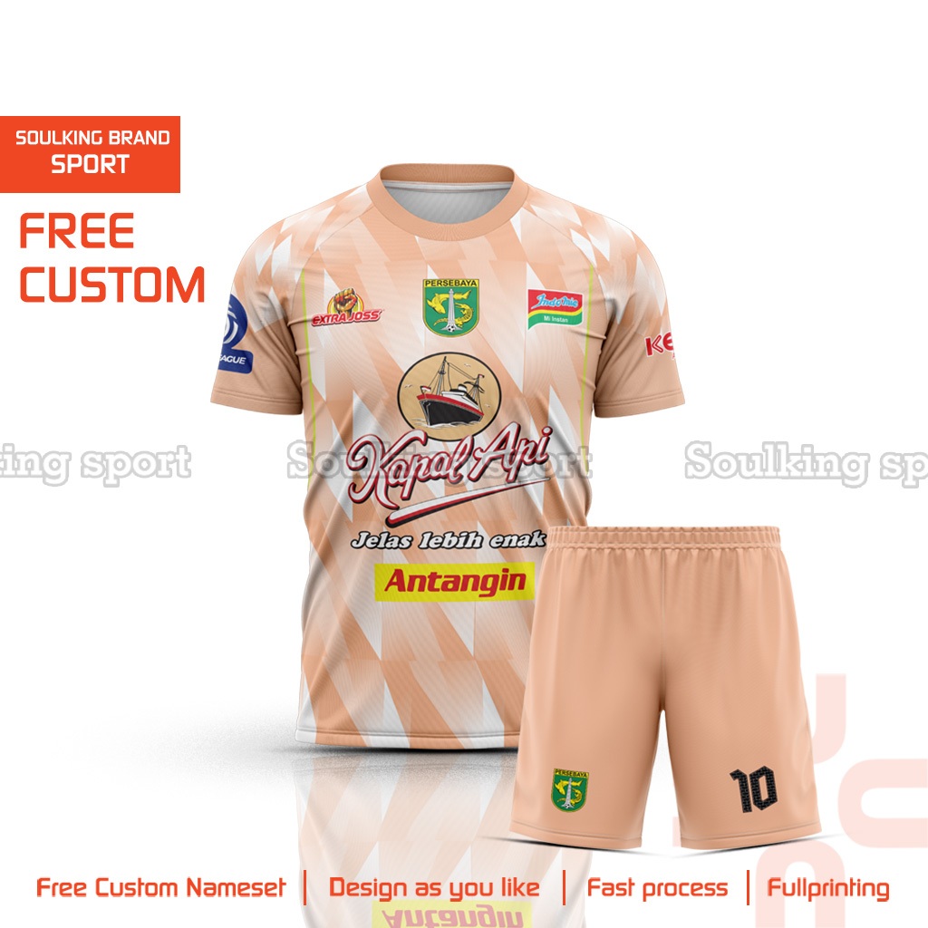 Baju Jersey Bola Persebaya 2025 - 2026 Goalkeeper Home Away Third Liga 1 Indonesia Free Custom Nama 