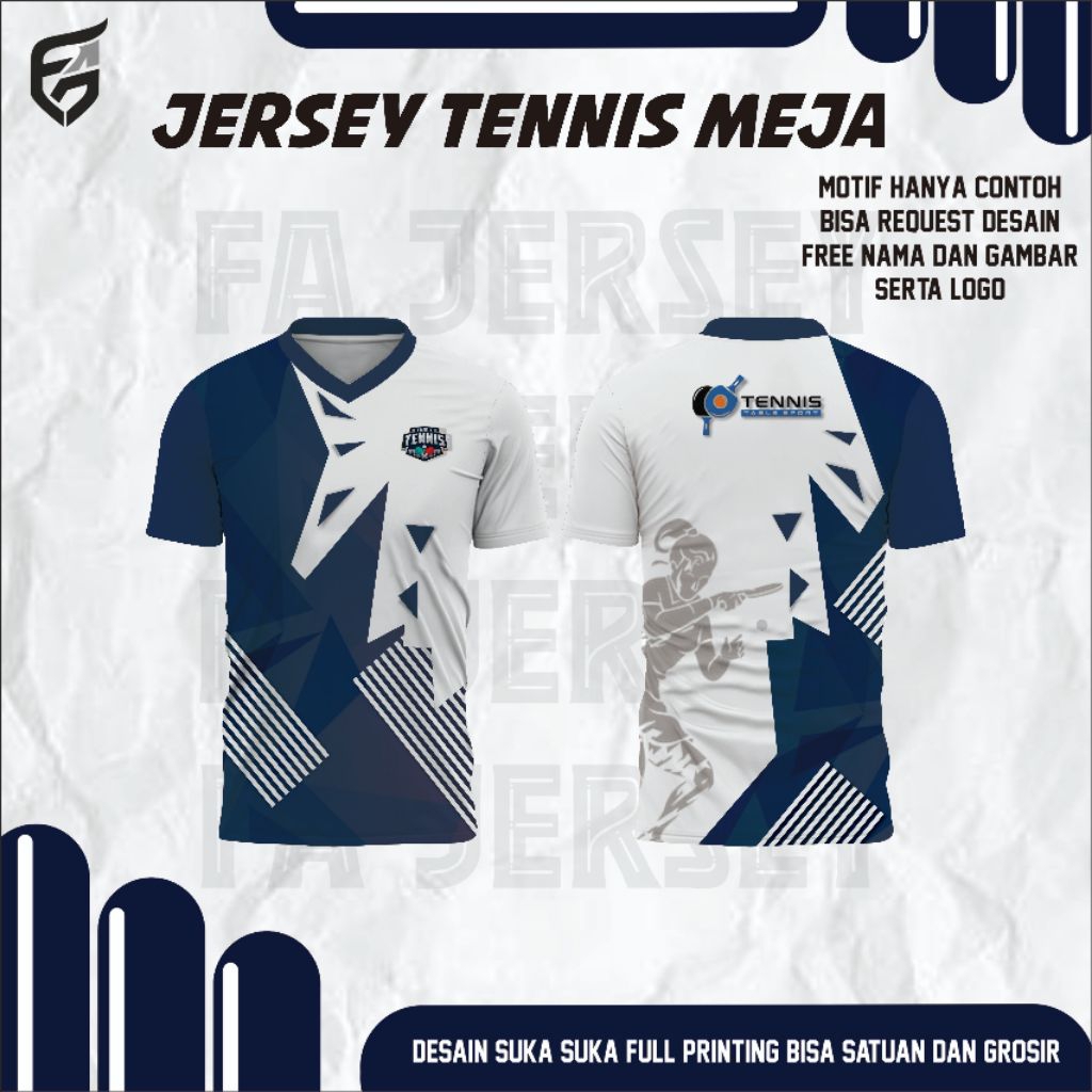 Jersey Tennis meja/Jersey Bola Pingpong