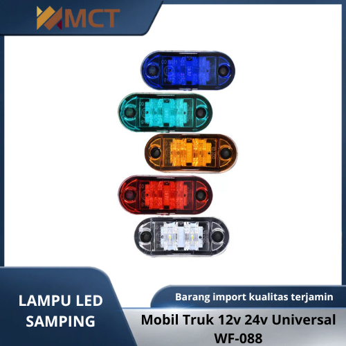 Lampu Led Samping Mobil Truk 12v 24v Universal WF-088