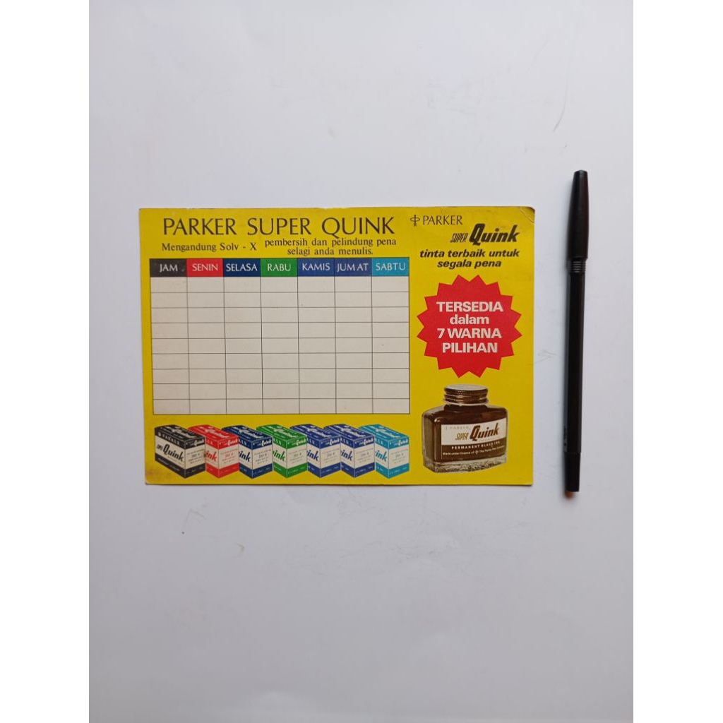 Kalender Mini Tahun 1977