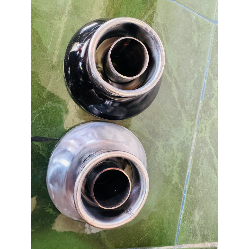 Dop/Mufler Moncong kinochi Polos 4,5 Inc/10cm Tutup Knalpot Standart Racing Kondoman All Matic Motor