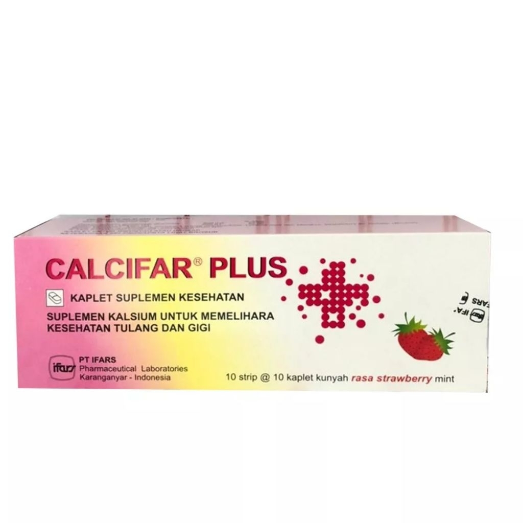 Calcifar Plus - kalsium dan vitamin D