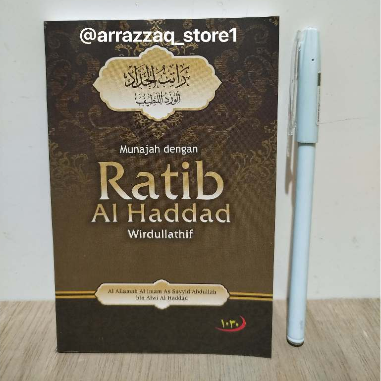 Buku Munajah dengan Ratib Al Haddad Wirdullathif SAKU