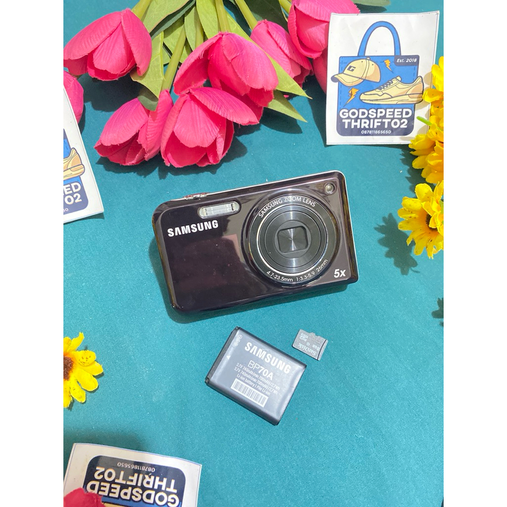Camera Digital Samsung PL170 Dual Screen for selfie Black series 16.1 MegaPixels 5x Optical Zoom