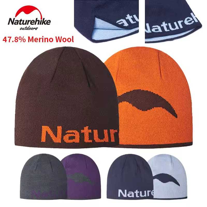 TOPI KUPLUK GUNUNG DOUBLE SIDE BEANIE HAT NATUREHIKE CYY2541FS016