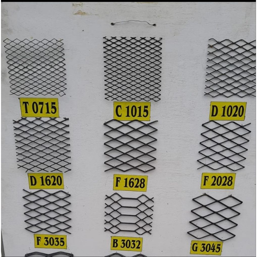 expanded metal ornamesh 1015 Potongan 60x80 /ornamesh expanded metal untuk pagar dll