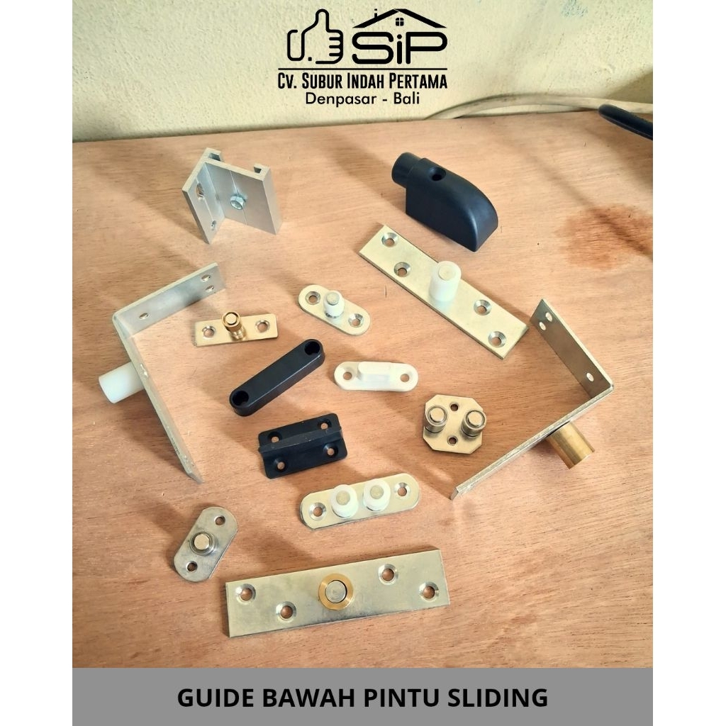 GUIDE RODA  BAWAH PINTU SLIDING/RODA BAWAHPINTU/ GUIDE BAWAH PINTU SLIDING/STOPPER PINTU SLIDING/REL