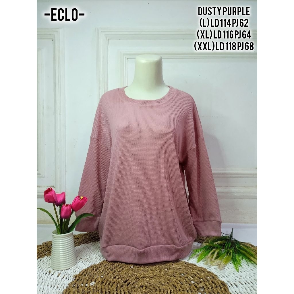 Atasan Rajut Waffle / Waffle knit top / waffle knit blouse