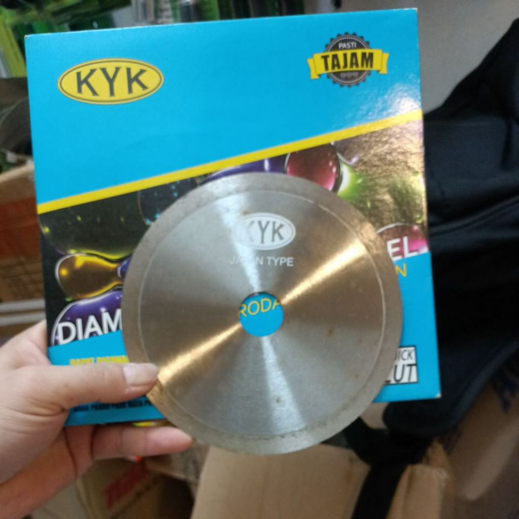 pisau potong batu akik 6" - pisau diamond tipis dmx - diamond cutting