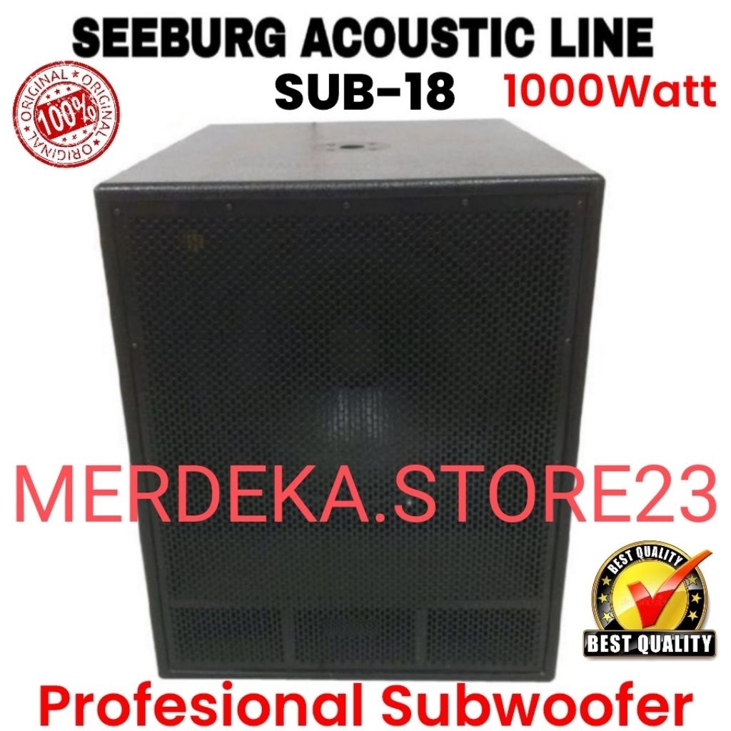 SEEBURG ACOUSTIC LINE SUB-18 Subwoofer Aktif SEEBURG ACOUSTIC LINE SUB18 / SEEBURG ACOUSTICLINE SUB 