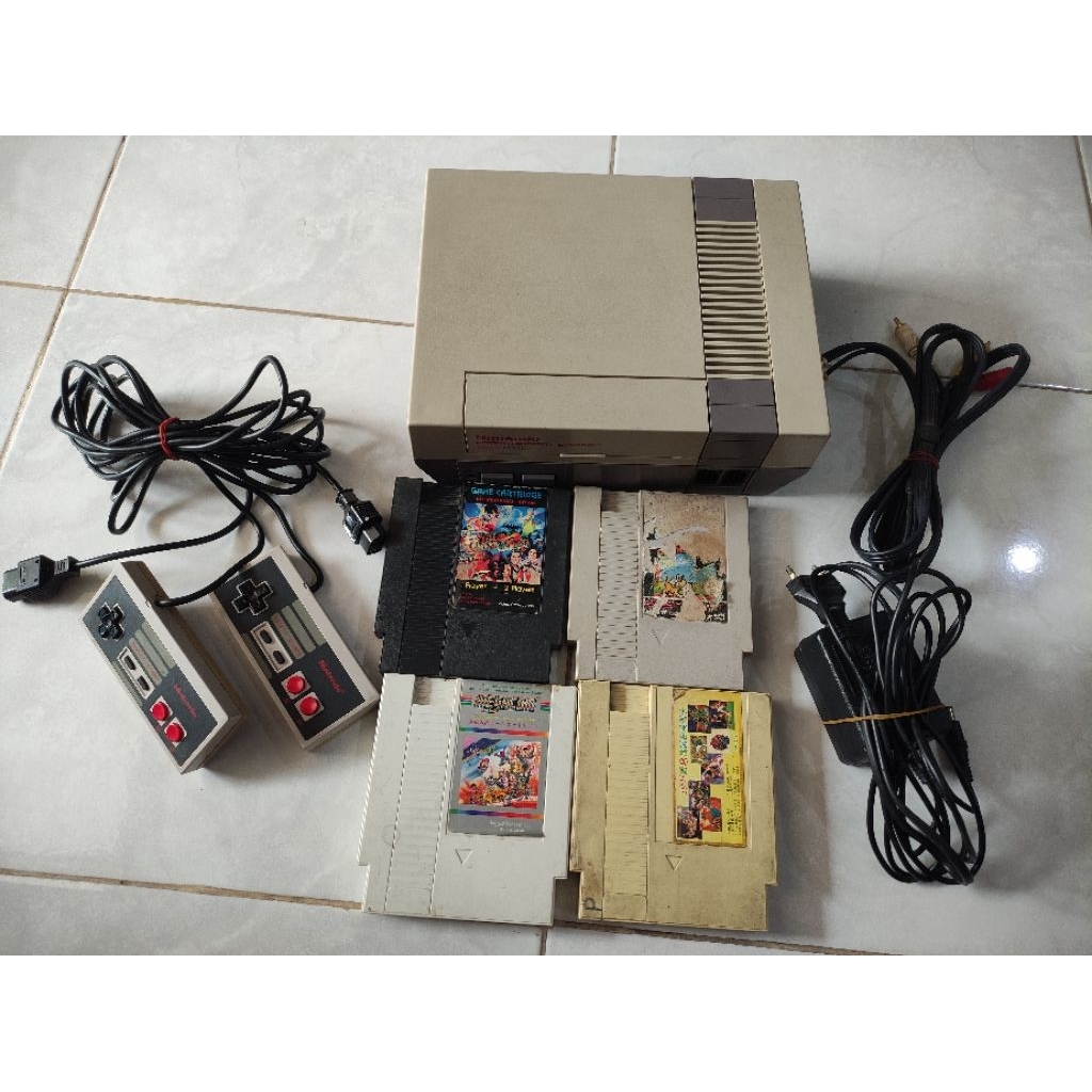 Nintendo NES video game jadul nostalgia 90an bonus games siap main