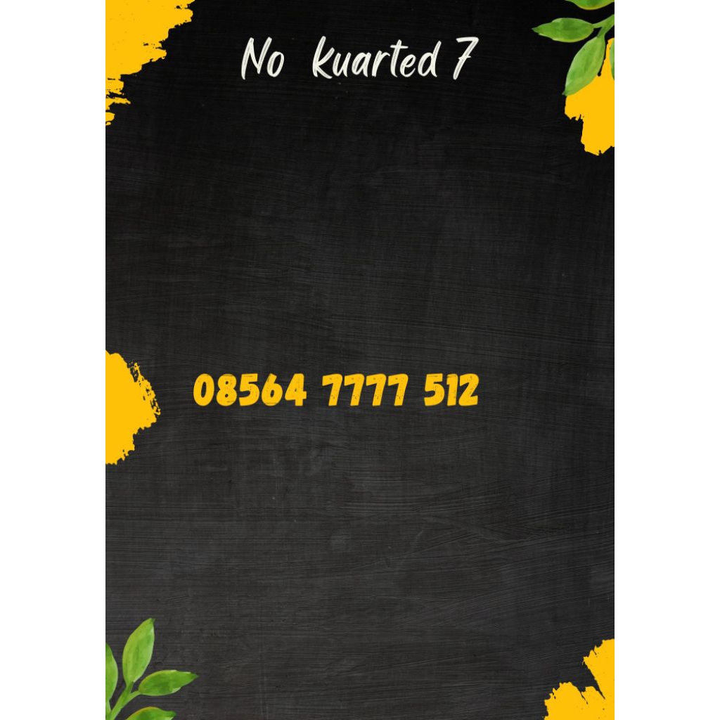 NO CANTIK INDOSAT seri 08564 7777 xxx