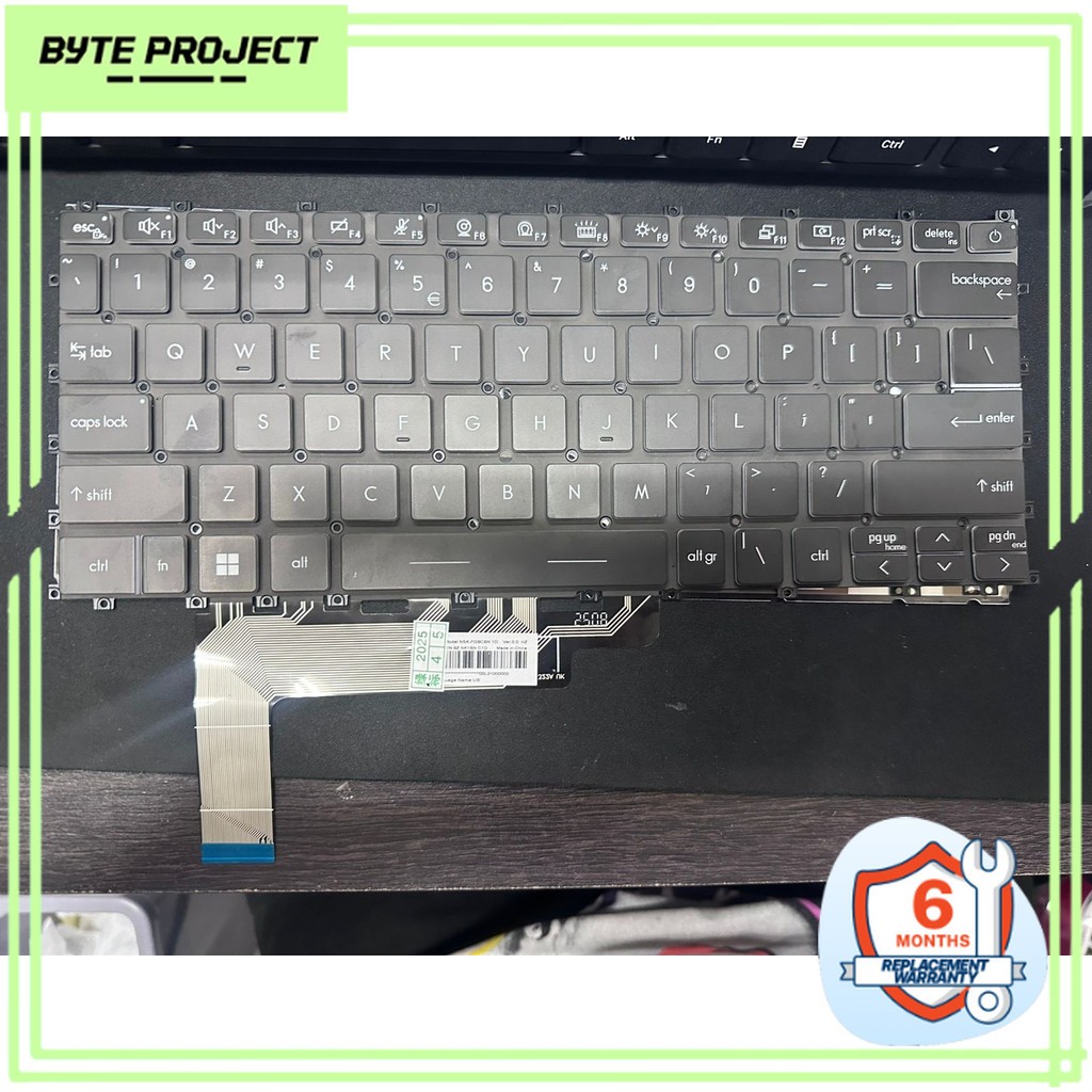 ORI KEYBOARD MSI MODERN 14 C11M C5M C12M C12MO C13M C5M C7M 14-C12M 14-C13M BLACK BACKLIGHT BACKLITE