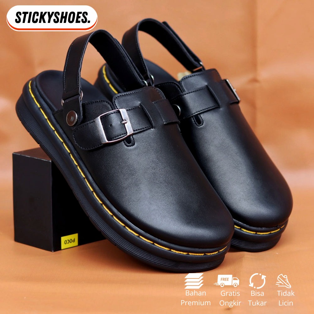 SIGMA Sandal Boston Pria Bustong Hitam