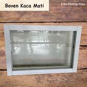 BOVEN JENDELA ZIG-ZAG 30X60CM BOVEN ALUMINIUM BISA CUSTOM UKURAN