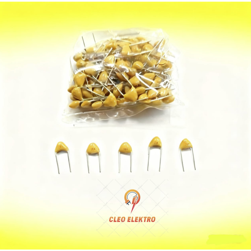 CAPASITOR MULTILAYER 104 100 NF KAPASITOR CERAMIC 0.1 UF 50V VOLT MONOCAP