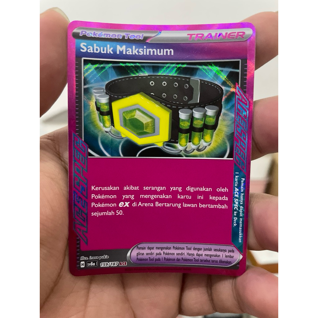 Sabuk Maksimum ACE SPEC - TCG Pokemon Indonesia