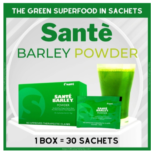 Sante Barley Grass Powder | Rumput Barley Organik Anti Penuaan