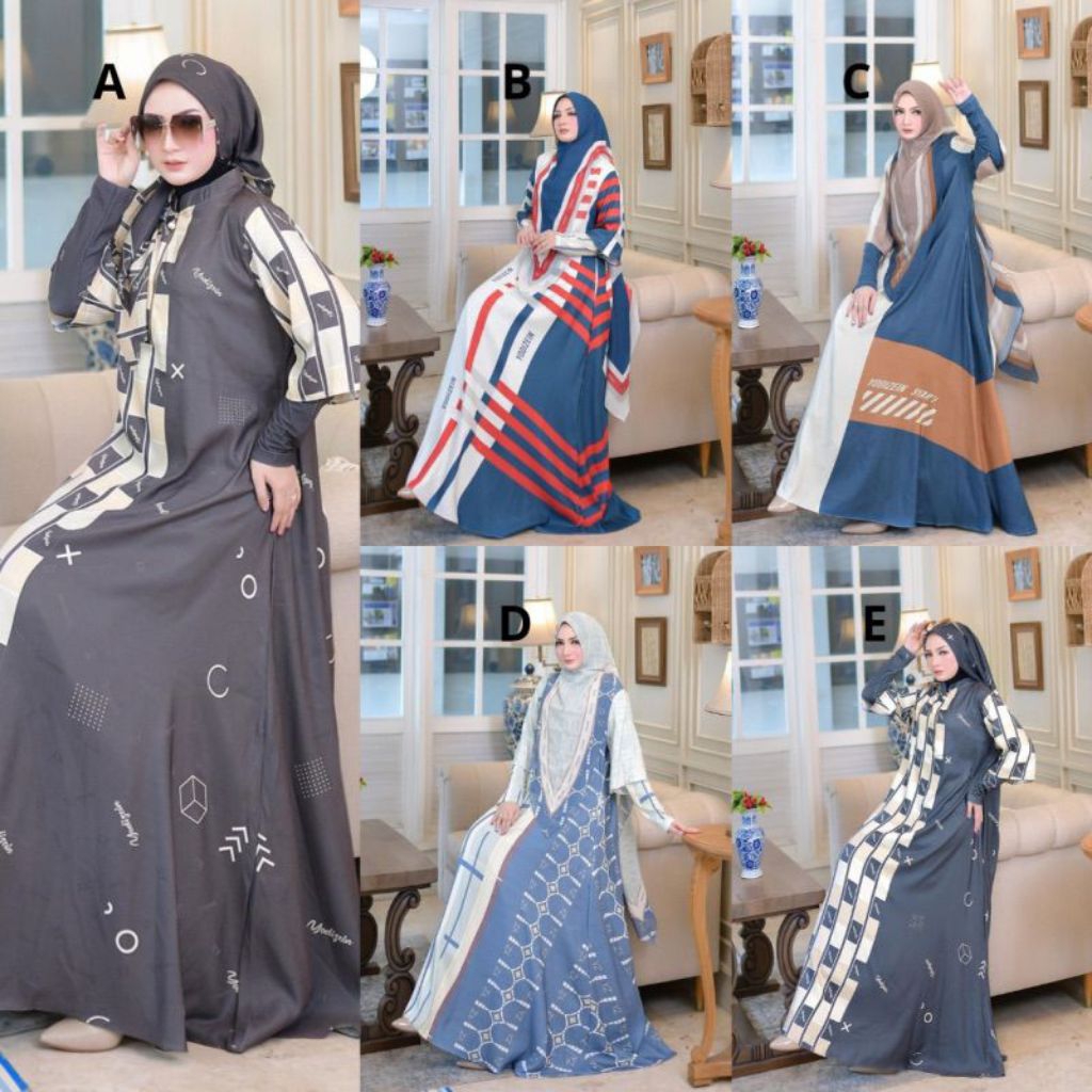 Tantrum Gamis Syar'i Original Branded By Yodizein