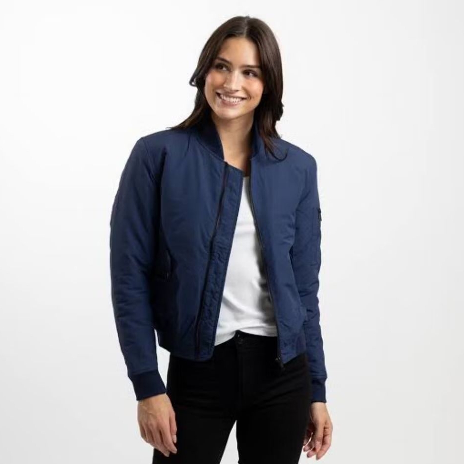 Jaket Uniqlo Bomber Crop