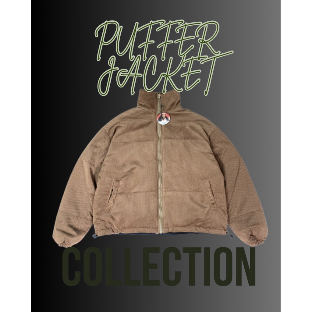 CORDUROY PUFFER BOXY JACKET DEWASA