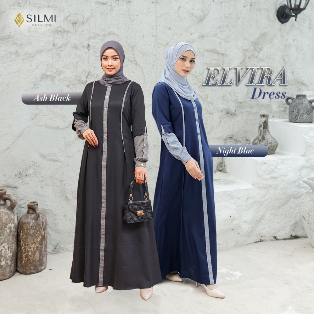 SILMI - Gamis Simple Remaja - Gamis Daily Remaja Elvira