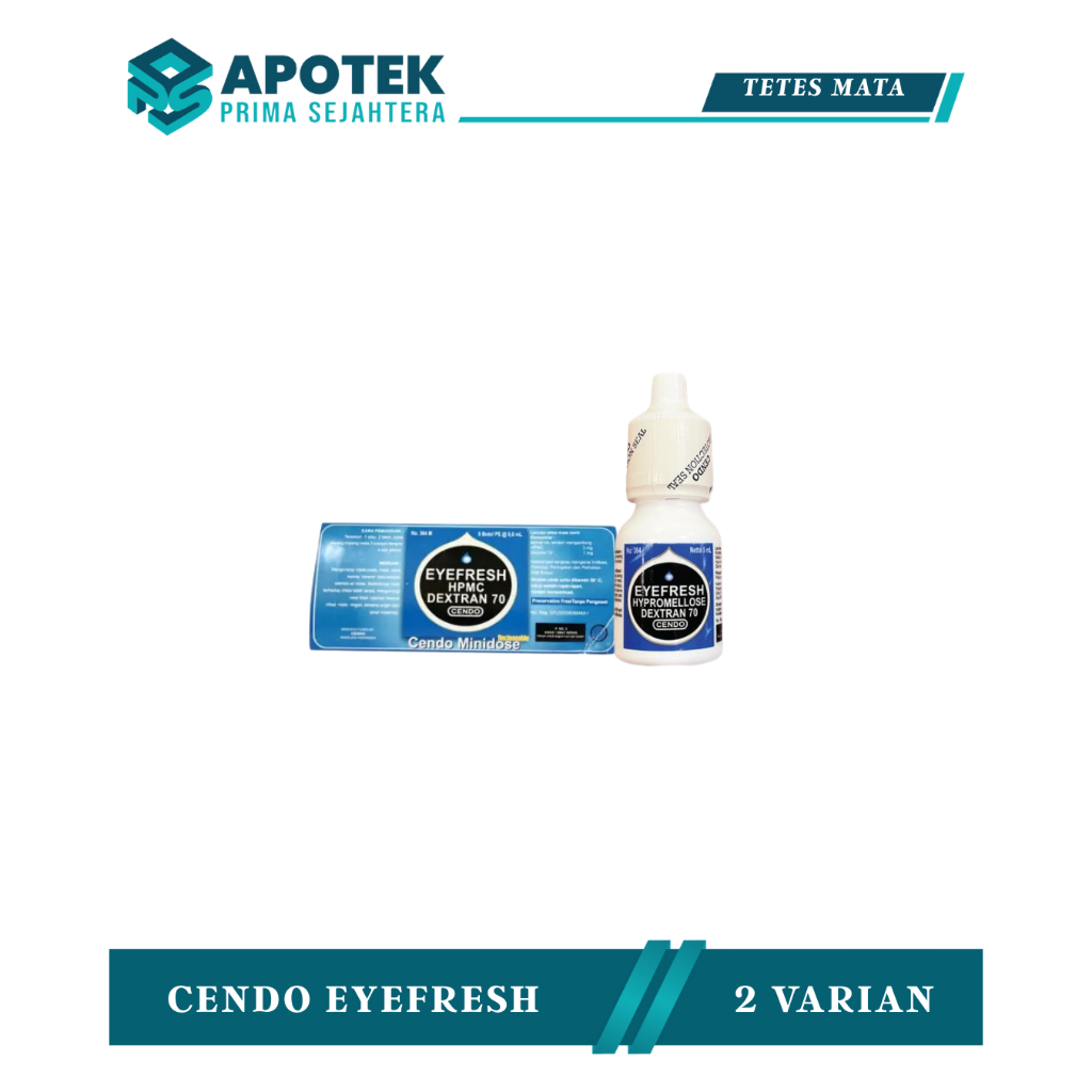 Cendo Eyefresh Minidose 0.6ml - Obat tetes Mata Kering / Cendo Eyefresh Botol 5ml