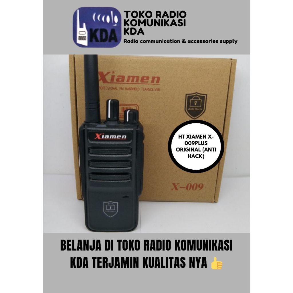 HT Xiamen | HT Xiamen X 009 Plus | UHF 400-470 Mhz |  HT Xiamen X 009 plus |HTMurah dan bagus | sert