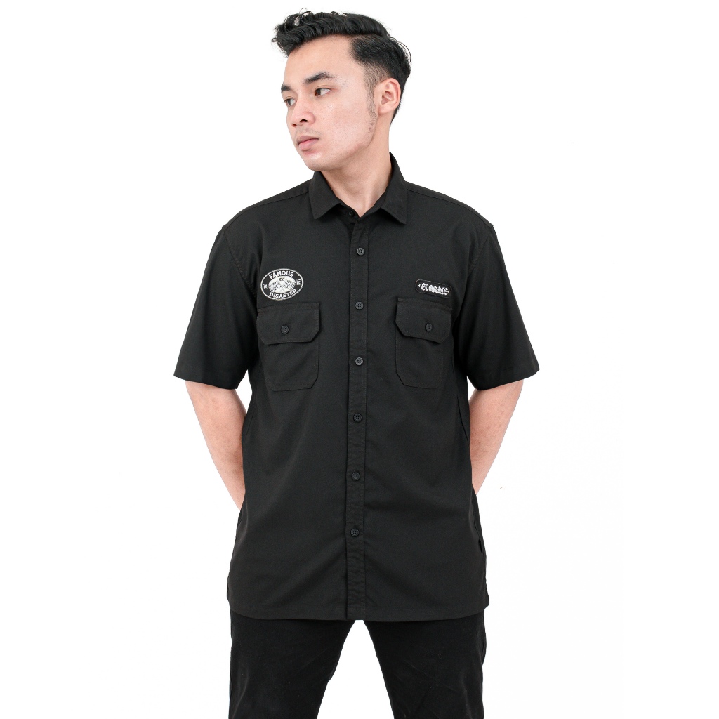 Ecordie '' CRIPPLE '' Kemeja Workshirt