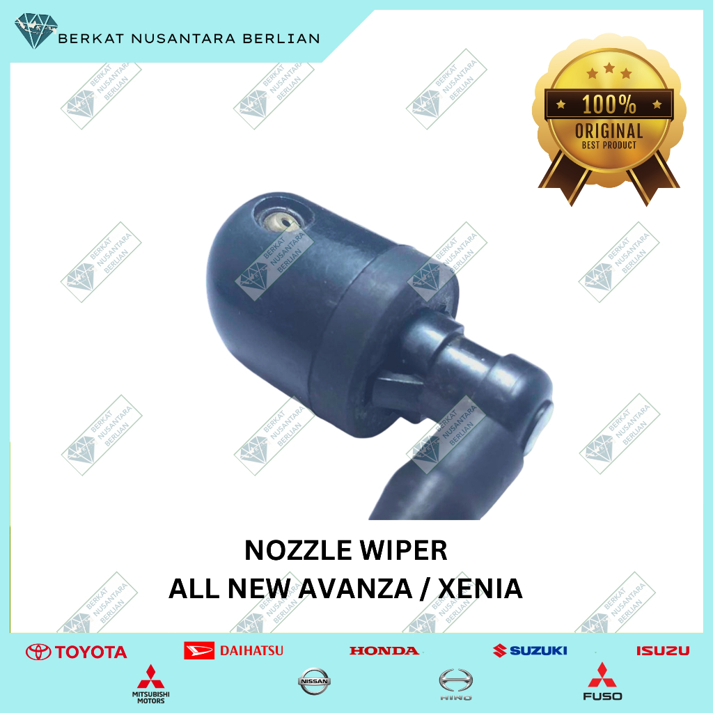 Nozzle Semprotan Air Wiper Depan + Selang Suzuki APV Original Genuine Parts | 38840-50F00