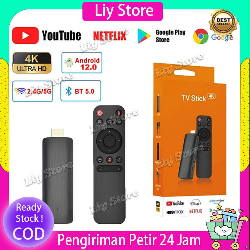 TV Stick 4K Android Smart TV UHD 4K Android TV Stick Dolby DTS Sound Ram 4gb Rom 64gb Android Local 