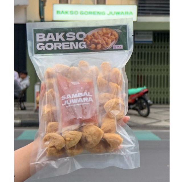 BAKSO GORENG JUWARA — 10 pcs Bakso Goreng Mekar | Bonus Sambal Cocol Juwara | Bakso Goreng Frozen Ay