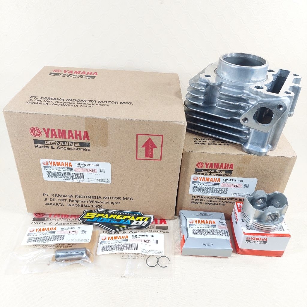 Cylinder Boring Blok Plus Piston Seher Kit Set Mio J X Ride Xride Mio Gt Mio Soul Gt ASLI ORIGINAL Y