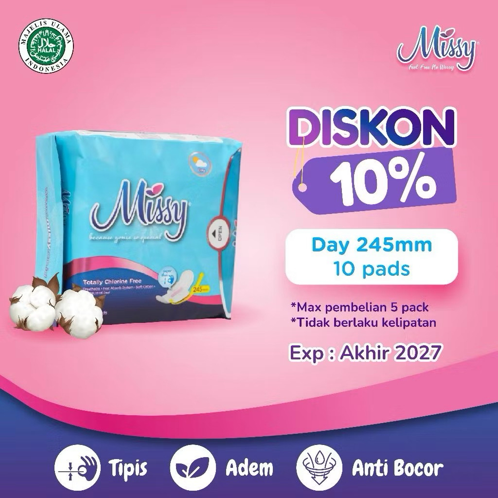 PEMBALUT KESEHATAN MISSY DAY