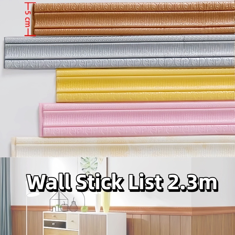 WALLBORDER LIST FOAM 3D UK 5/8CM X 2,3M HIGH QUALITY/WALLPAPER LIST FOAM STIKER DINDING