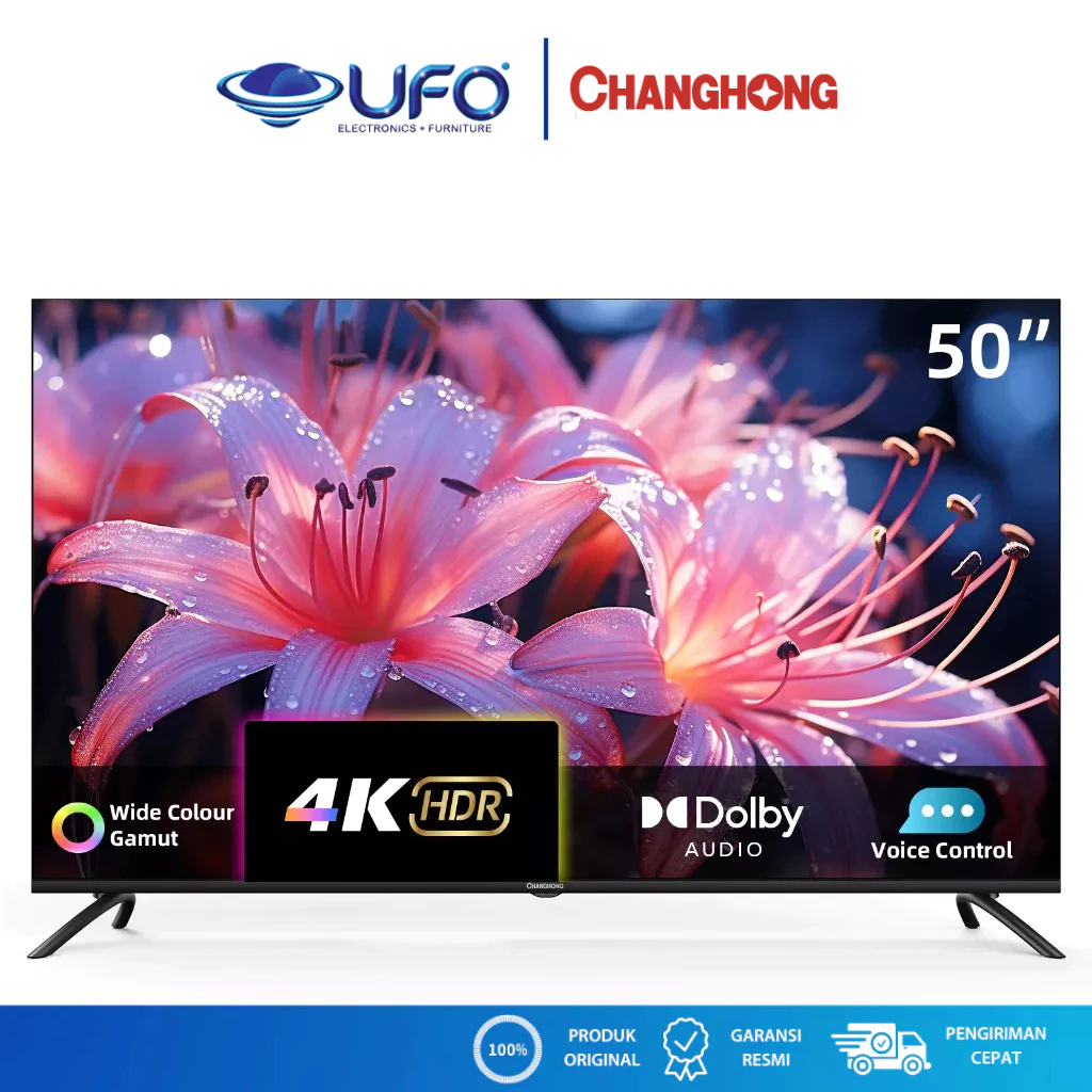 CHANGHONG 50 Inch Smart TV 4K UHD U50QCN1
