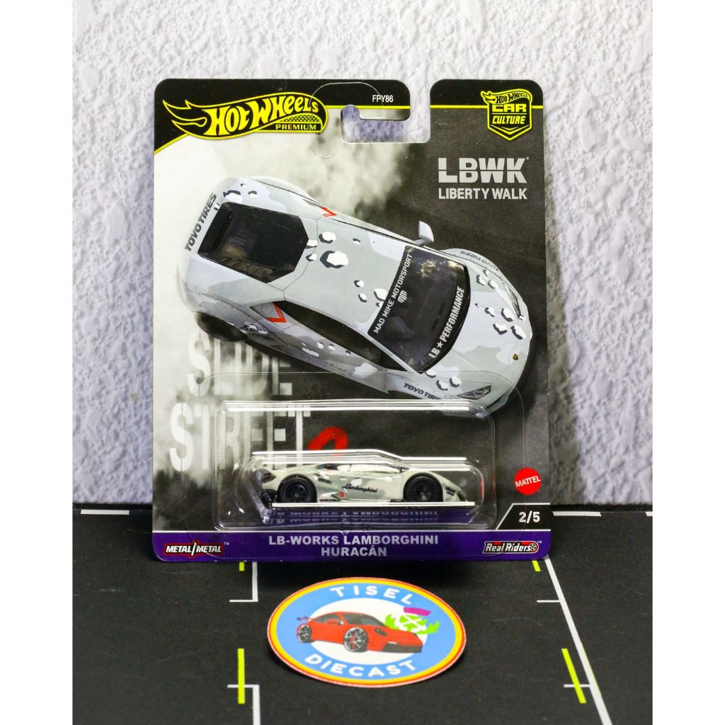Hot Wheels Premium Slide Street Lambo Huracan Liberty Walk