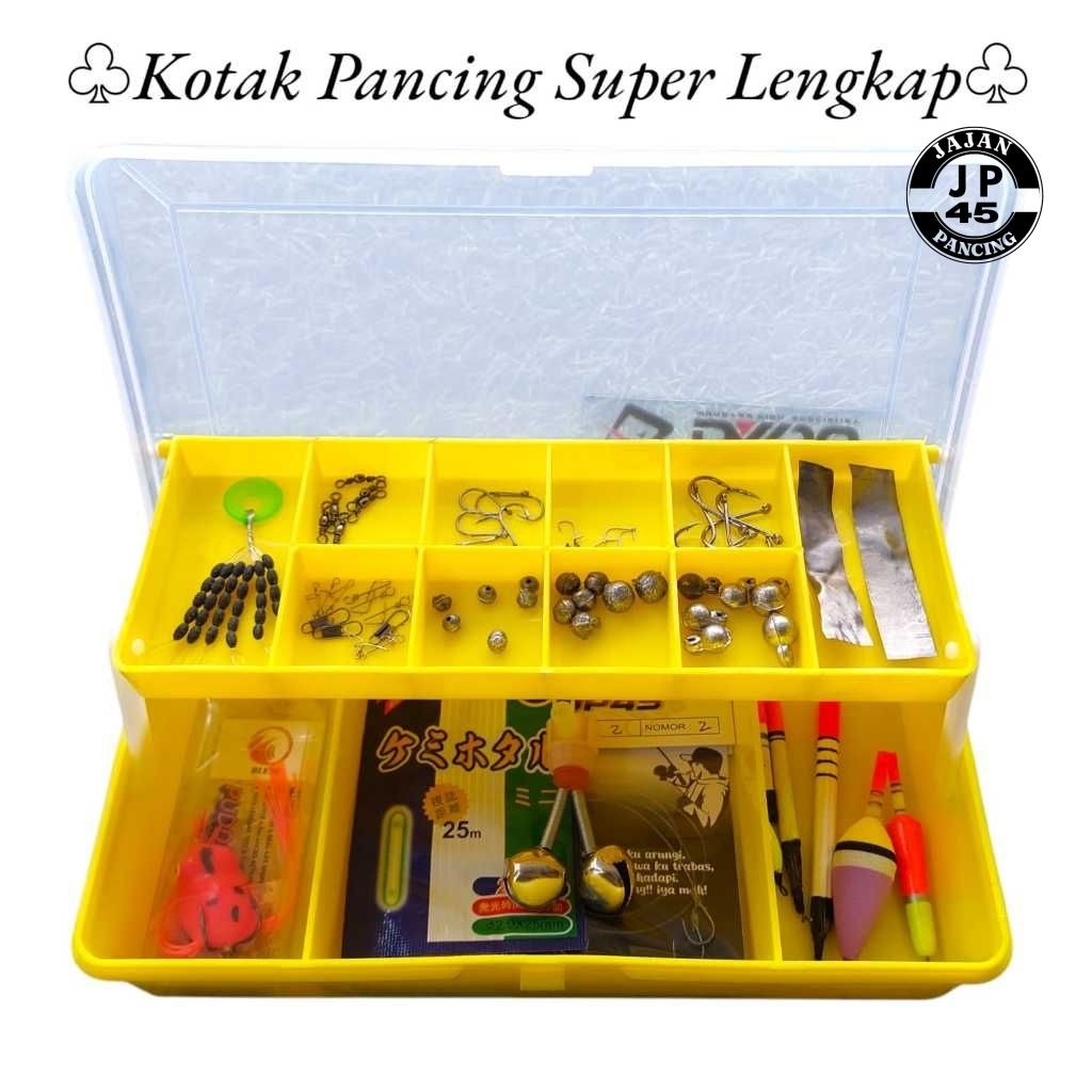 PAKET ALAT PANCING SUPER LENGKAP – SATU KOTAK LANGSUNG MANCING