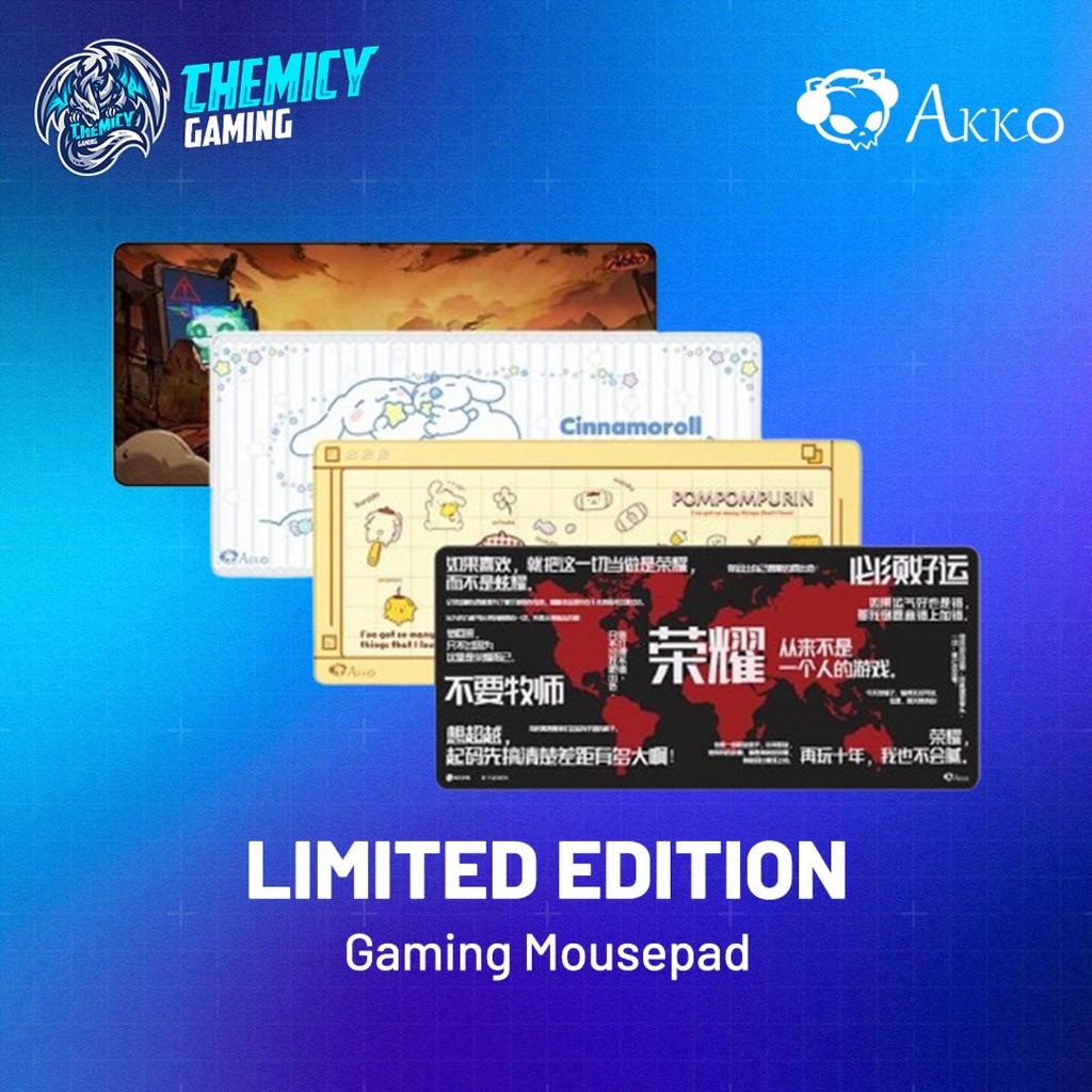 Akko Pompompurin Cinnamoroll Westland Survival King's Avatar Ye Xiu  Cloth Gaming Deskmat / Mousepad