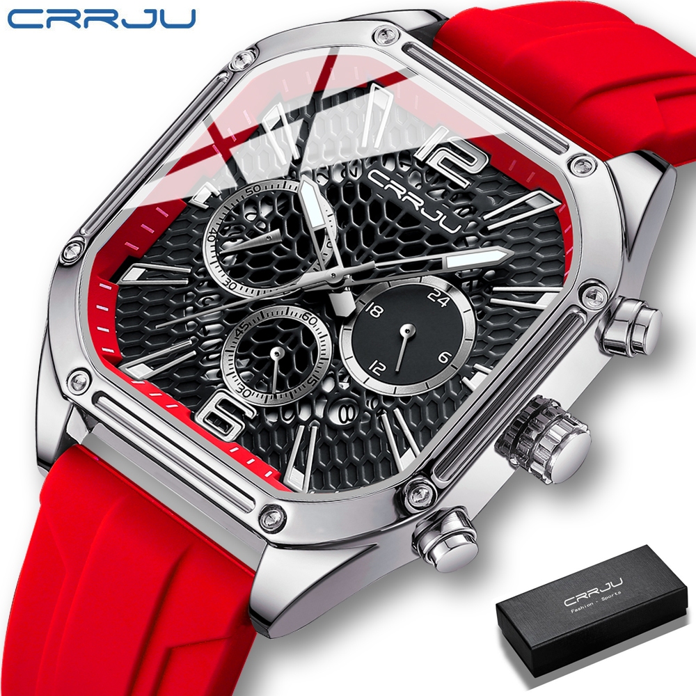 CRRJU Jam Tangan Pria