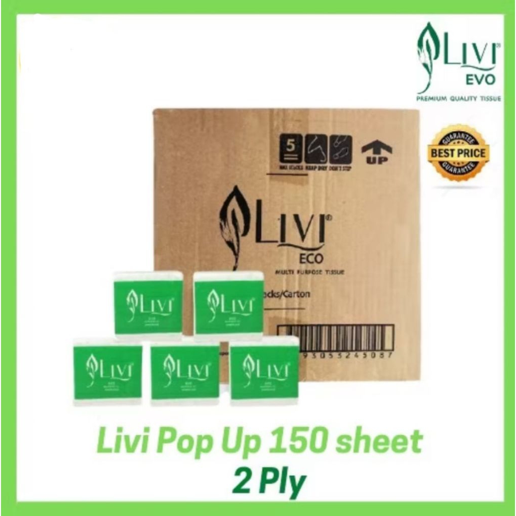 Tissue Pop Up LIVI 1 Dus