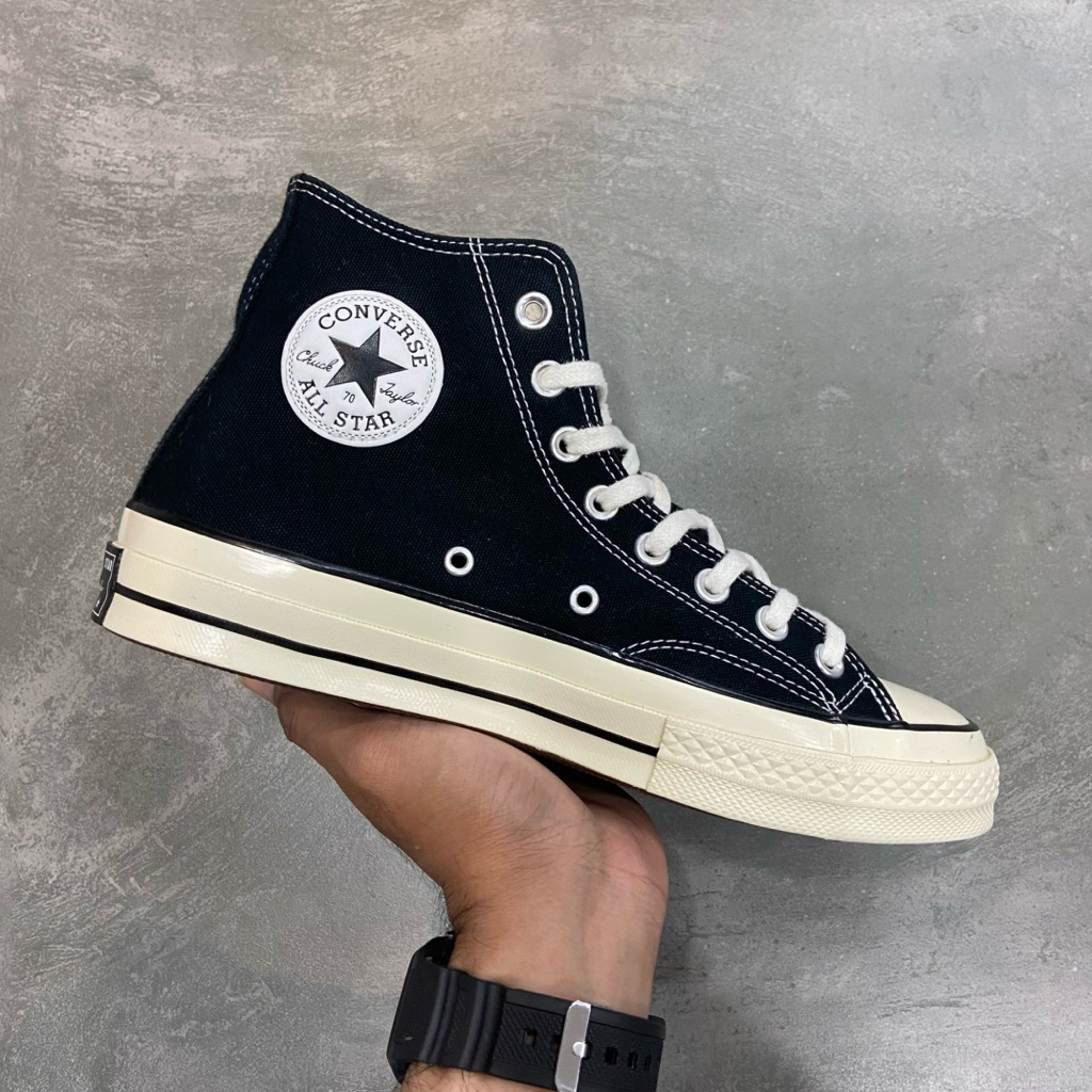 [Size 41] New Converse Chuck Taylor All Star 70S High Black White 2023 (162050C) Original Kondisi BN
