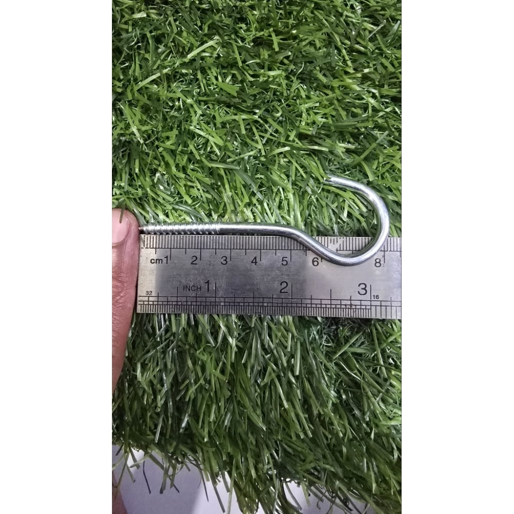 s-hook cantolan di kayu/bambu